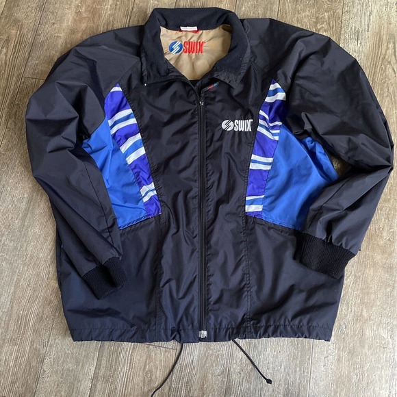 Swix Sport Vintage Ski Windbreaker Anorak Men’s Large EUC 80s - Picture 1 of 6